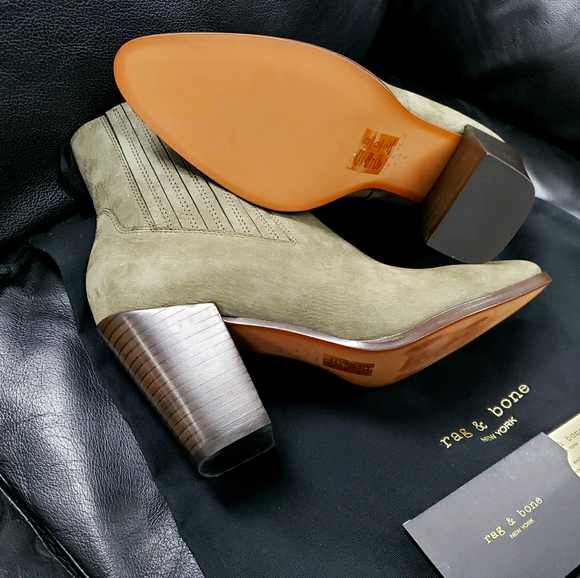 Rag \u0026 Bone Shoes | Rag and Bone Rover High Bootie | Color: Green | Size: 39 | 206princes's Closet